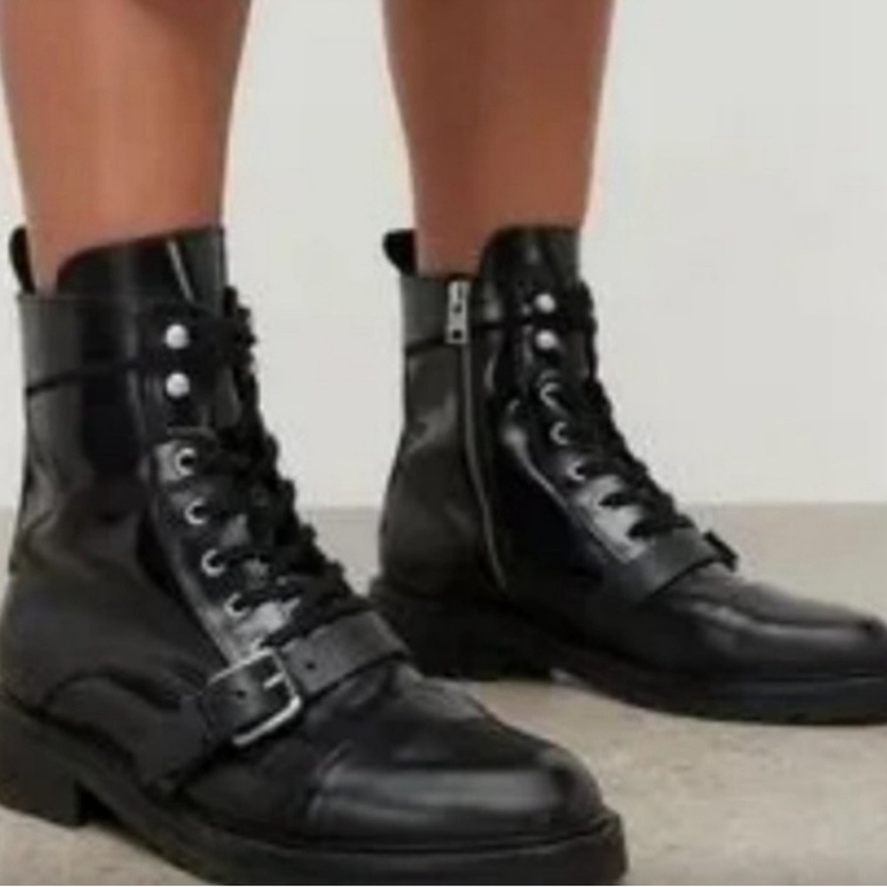 ALLSAINTS Donita Combat Boot .. Size EU 39/US 9